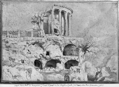 Temple of the Sibyl, Tivoli by Claude Joseph Vernet